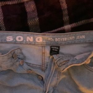 💓Denim 90’s Boyfriend Jean S.O.N.G. 11/30 100% Cotton 💓